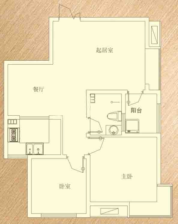 東戶3-C3 2室2廳86.82㎡