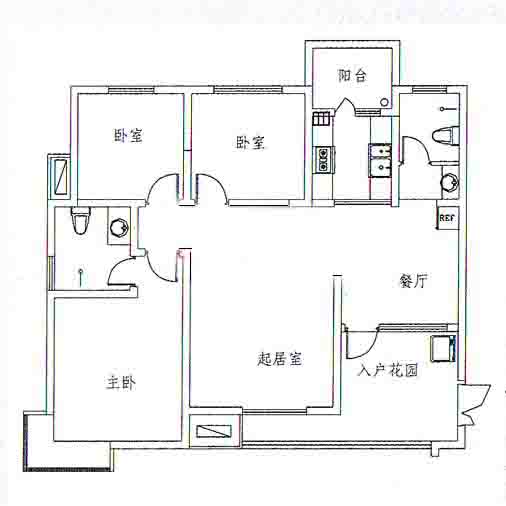 3室2廳119.61㎡