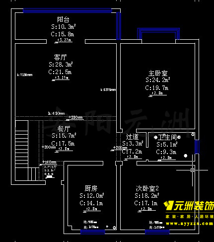 22# 復(fù)式 1單元西戶 