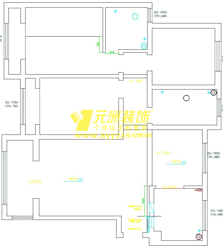 1單元1703室·126平米